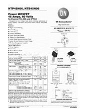 DataSheet NTB45N06 pdf